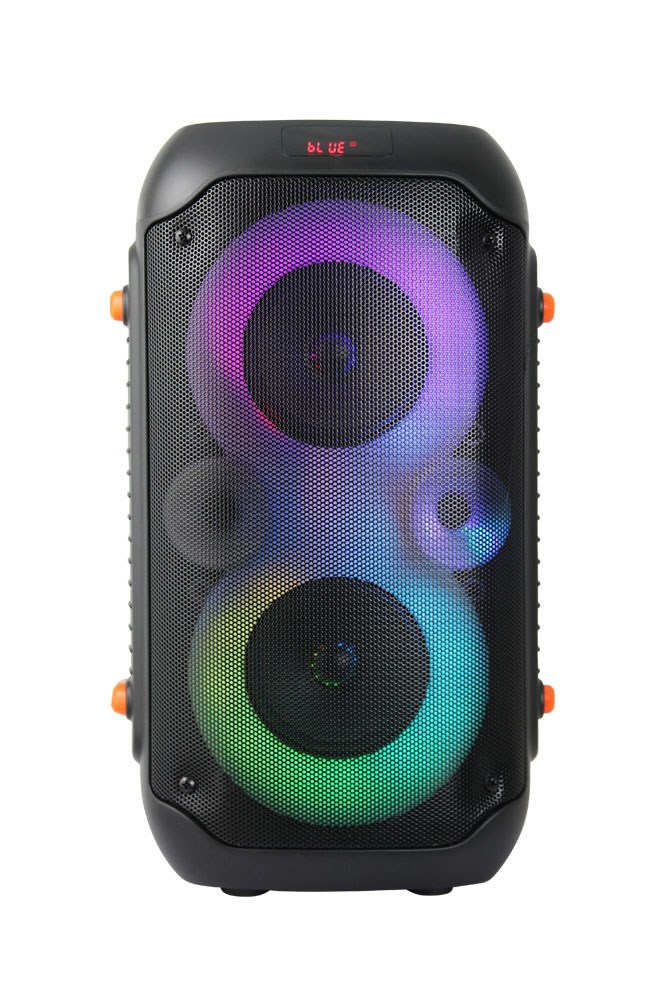Set altoparlant dhe mikrofon Esperanza EP156, Bluetooth, FM, LED RGB, 20W, të zi