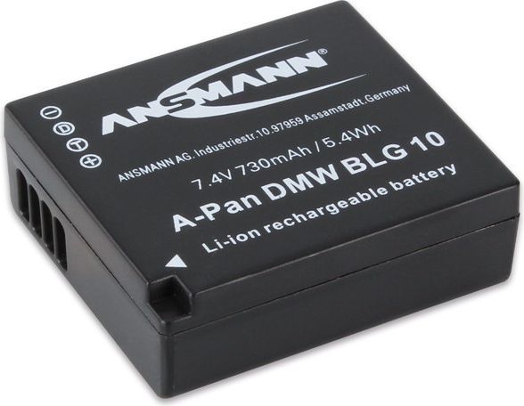 Bateri për aparat fotografik Ansmann A-Pan DMW-BLG10, 730mAh, 7.4V