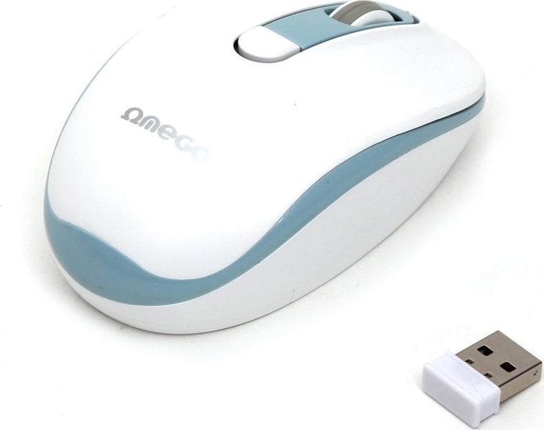 Maus wireless Omega OM-220, 2.4GHz, DPI i rregullueshëm, i zi