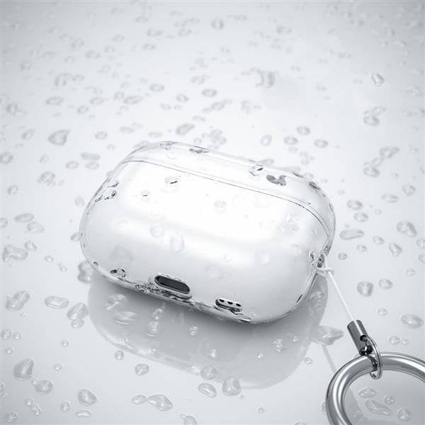 Këllëf për kufje Tech-Protect FlexAir, për Apple AirPods Pro 1 2, transparent