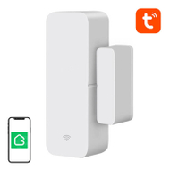 Senzor dere dhe dritare Gosund Window/Door Sensor, Wi-Fi 2.4 GHz, kompatibil me Alexa dhe Google Assistant, i bardhë