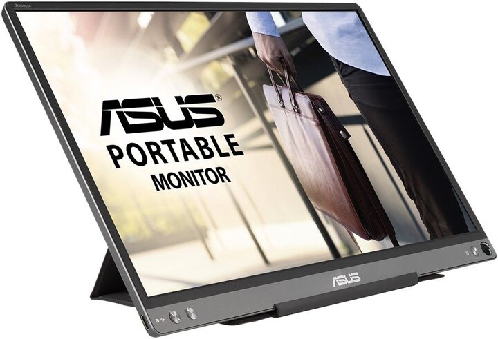 Monitor ASUS MB16ACE, 15.6" LED, Full HD, i hirtë