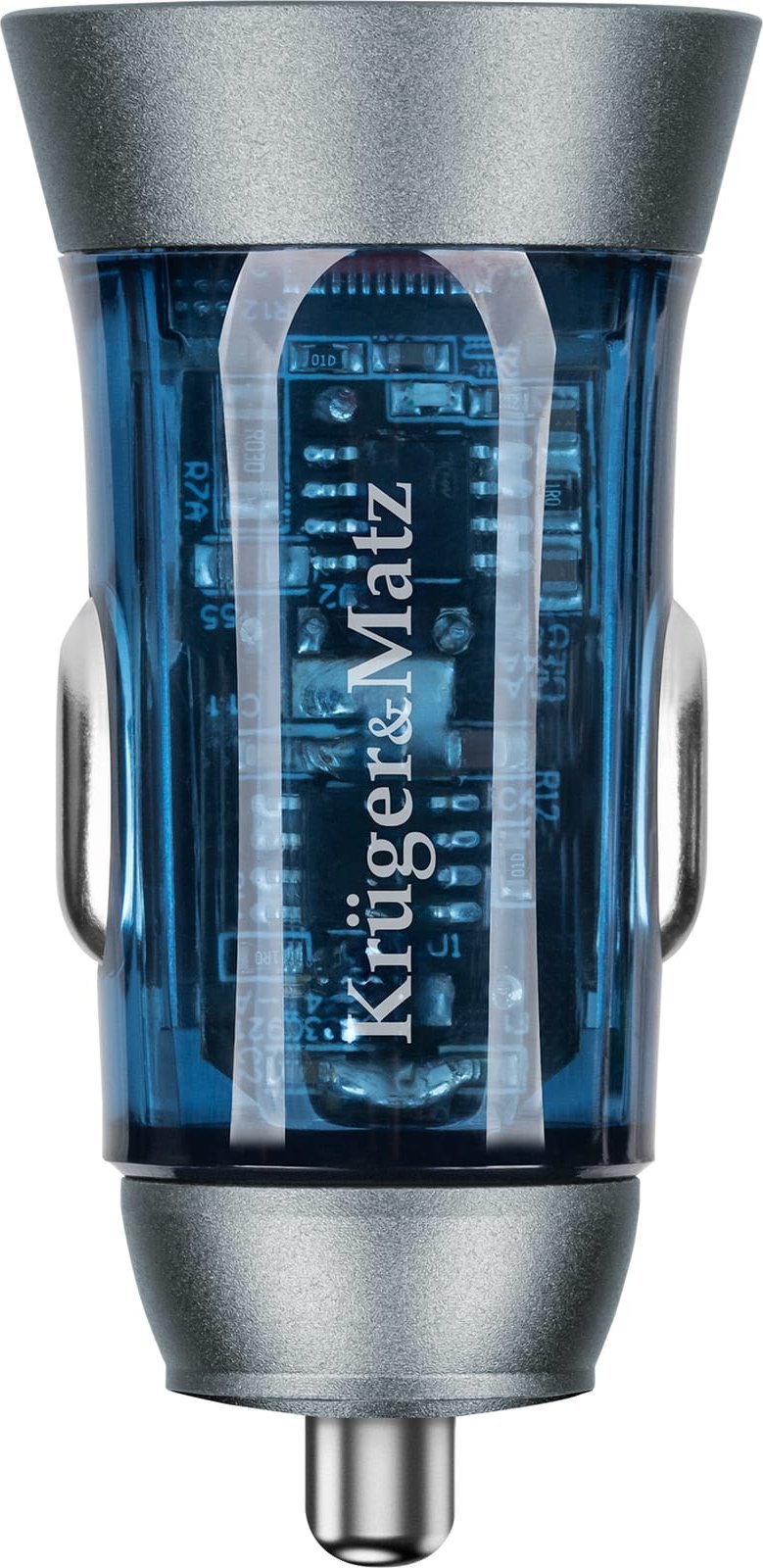 Karikues veture Kruger&amp;Matz KM0872, 43W, USB A dhe USB C, i zi