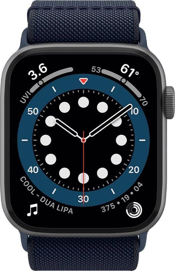 Rrip ore inteligjente Spigen Fit Lite, për Apple Watch 42/44mm Series 2 3 4 5 6 SE, navy