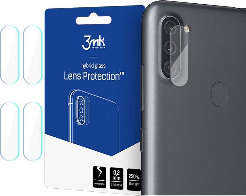 Xham hibrid 3MK mbrojtës i lenseve për Galaxy M11