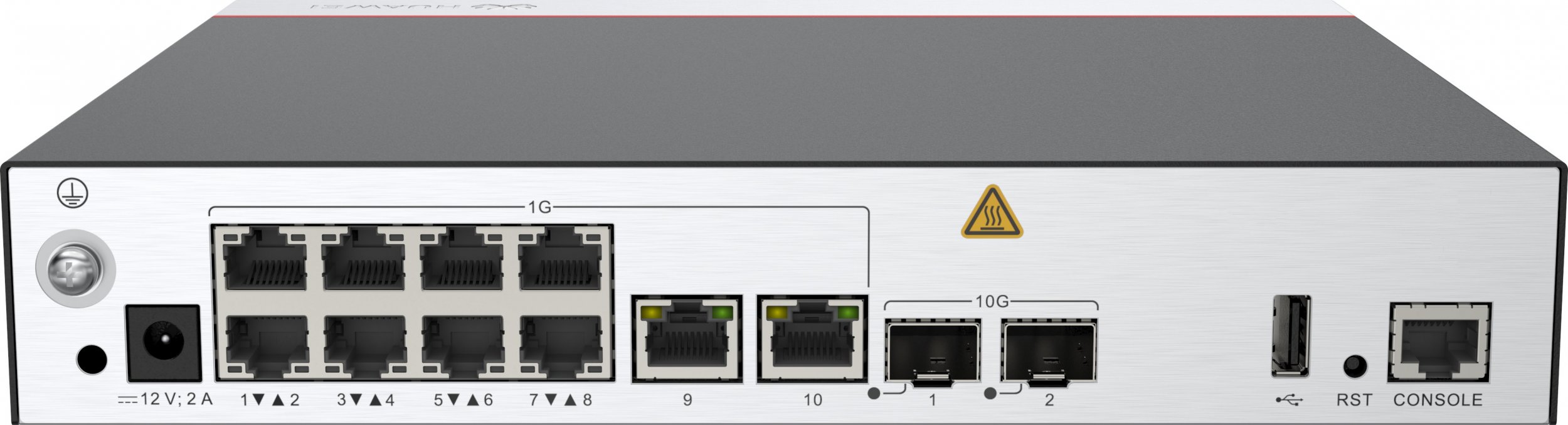 Kontroller rrjeti Huawei AC650-256AP, 10 porta GE, 2 porta 10GE SFP+, gri