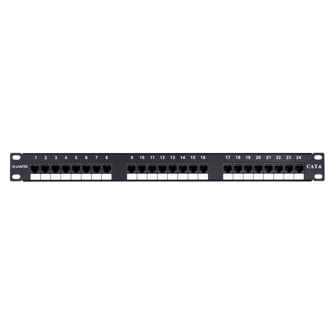 Patch panel Alantec PK-U6-1, 24 porta RJ45, Cat 6, 1U 19", i zi
