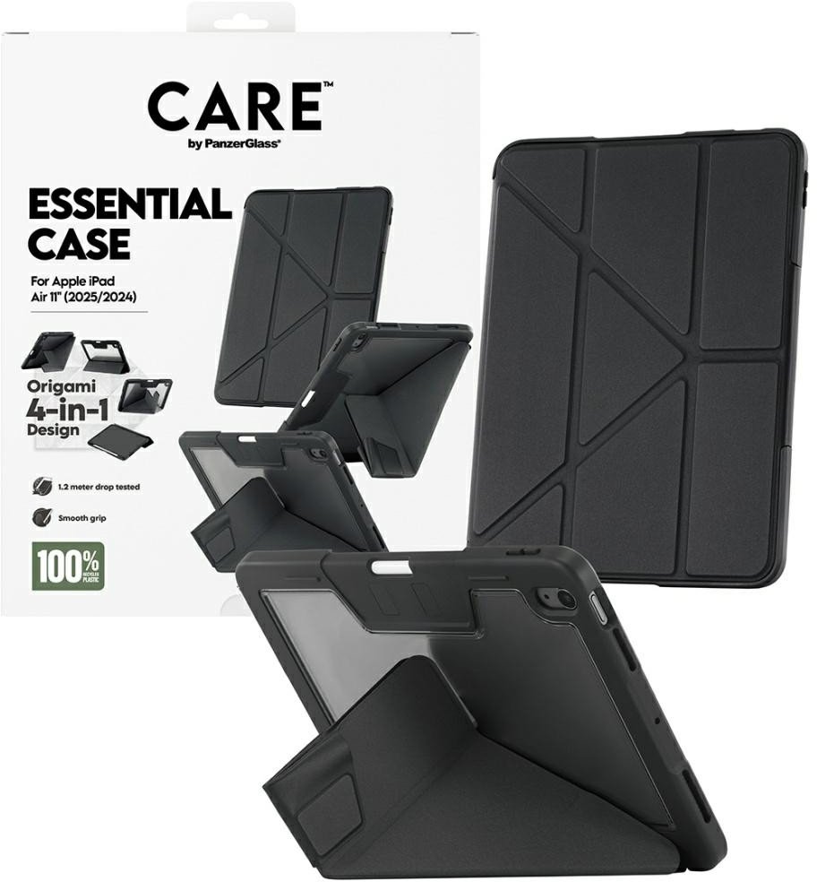 Mbulesë PanzerGlass CARE Essential Case, për iPad Air 11" 2024 2025, TPU, e zezë