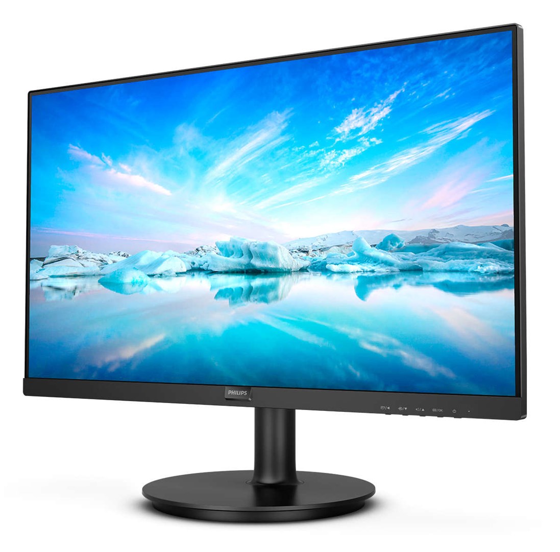 Monitor LED Philips V-line 222V8LA, 22", Full HD, 75Hz, i zi