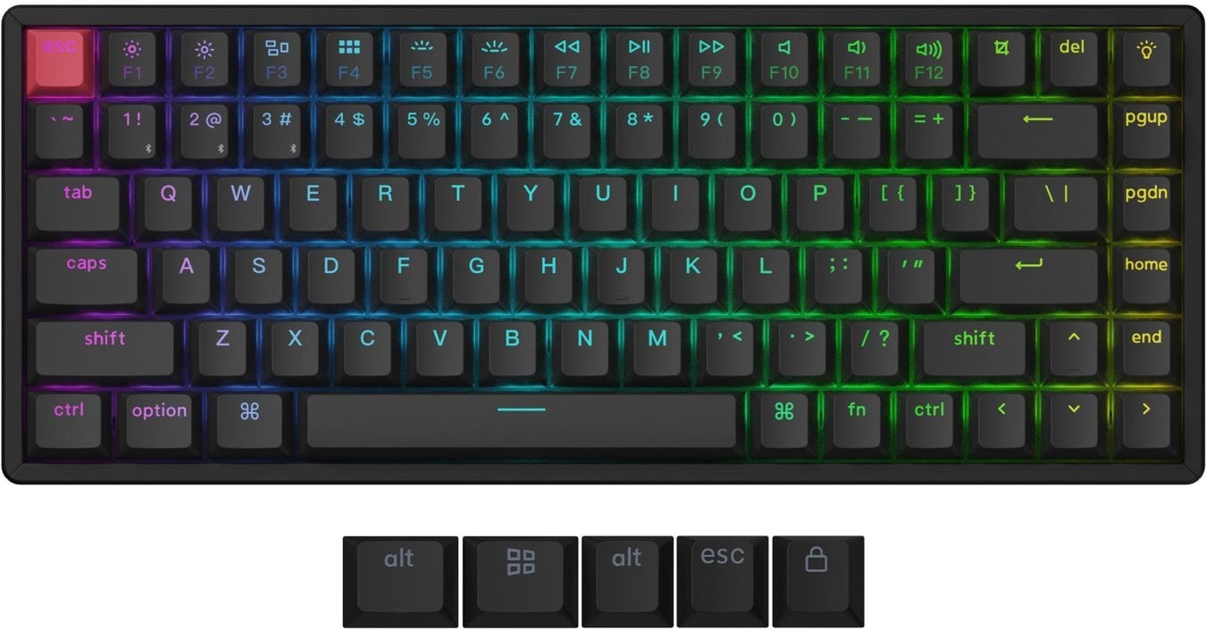Tastierë mekanike Keychron K2 V3, wireless, hot swap Brown, kornizë alumini