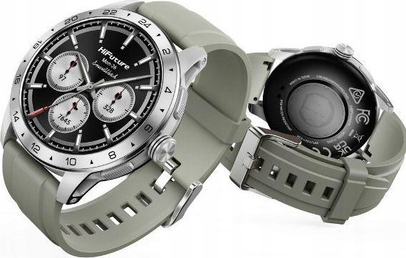Smartwatch HiFuture Flex2, 1.32", IP68, argjend