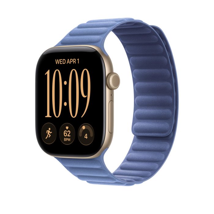 Apple Watch 46mm Wildflower Blue Magnetic Link, S/M