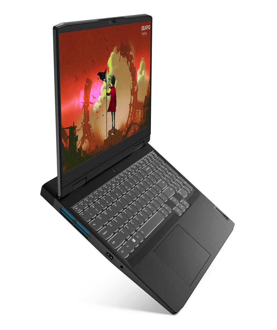 Laptop Lenovo IdeaPad Gaming 3, 15.6", AMD Ryzen 7 7735HS, 16 GB RAM, 512 GB SSD, NVIDIA GeForce RTX 3050, i hirtë