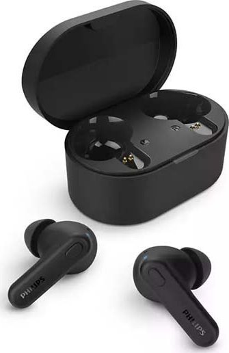 Kufje pa tela Philips TAT1108, Bluetooth TWS, IPX4, 15 orë bateri, të zeza
