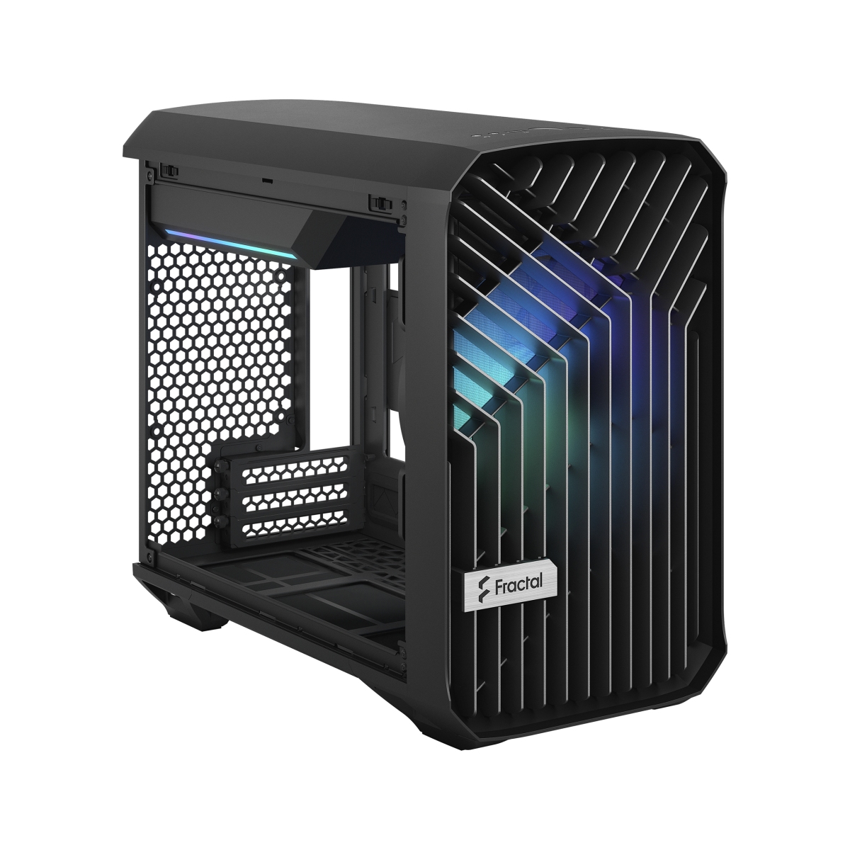Kasë Fractal Design Torrent Nano RGB Black TG Light Tint, e zezë