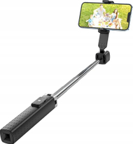 Shkop selfie me tripod Hoco, Bluetooth, mbajtës universal smartphone, i zi