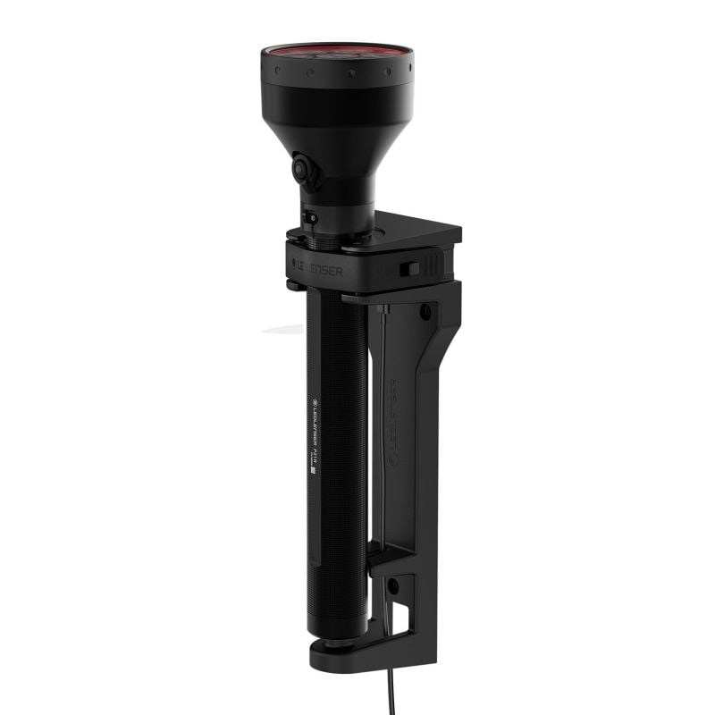 Dritë dore LEDlenser P21R, 5000 lm, rikarikueshme, alumini e zezë