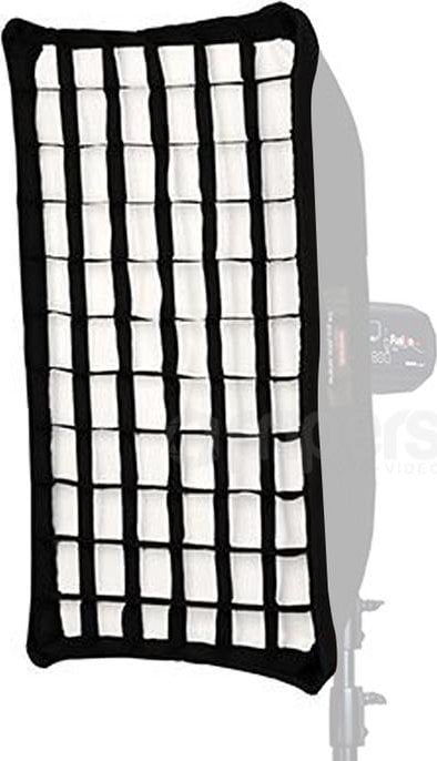 Grid honeycomb për stripbox Hensel, 30x90cm, i zi