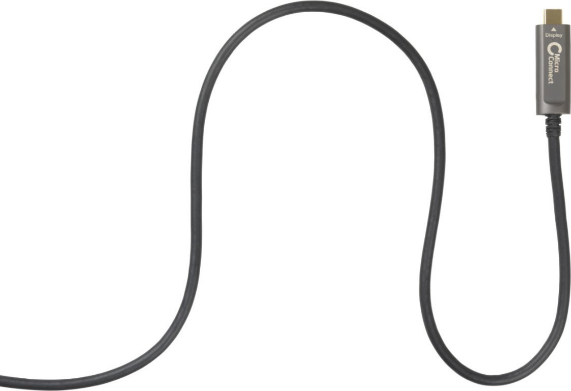 Kabllo USB MicroConnect USB C në USB C, 20 m, USB 3.2 Gen 1, i zi