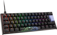 Tastierë gaming Ducky One 2 Pro Mini, mekanike Cherry MX Silent Red, RGB, e zezë e bardhë