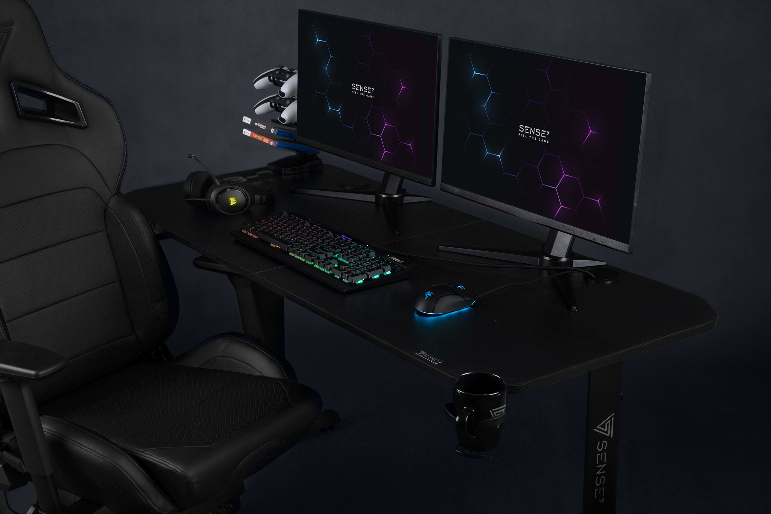 [OUTLET] Tavolinë SENSE7 Nomad Basic, 140cm x 60cm, e zezë