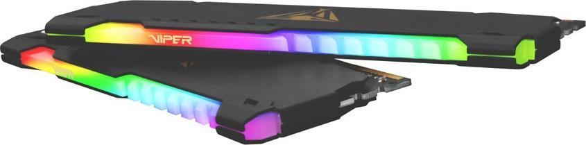 Ram Patriot Viper Steel RGB, 16GB DDR4, 3200MHz, gri