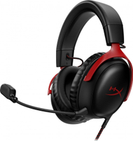 Kufje HyperX Cloud III (727A9AA), të zeza/ kuqe