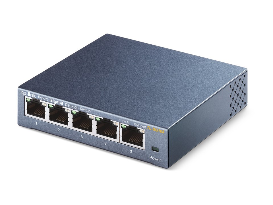 Switch rrjeti TP-Link TL-SG105, 5 porta Gigabit, 10/100/1000 Mbps