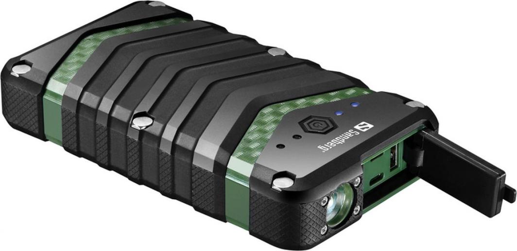 Powerbank Sandberg Survivor 420-36, 20100mAh, IP67, i zi/gjelbër