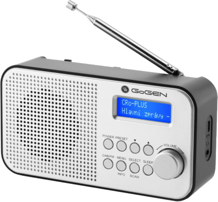 Radio GoGEN DAB 300 N, e argjendtë