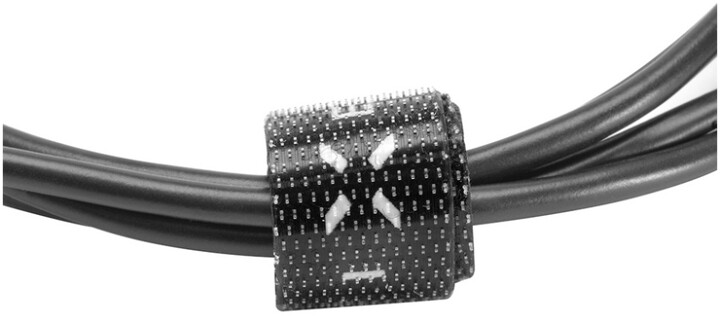 Kabllo FIXED USB-A - microUSB, 1m, e zezë