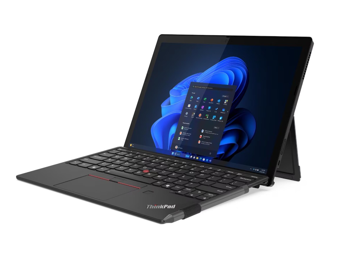 Laptop 2në1 Lenovo ThinkPad X12 Detachable Gen 2, 12.3", Intel Core Ultra 7 164U, 32GB RAM, 1TB SSD, Intel Graphics, i zi