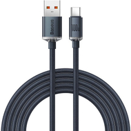 Полнач Baseus Crystal Shine Series USB-A - USB-C, 100W, 2m, црн