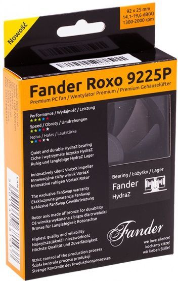 Ftohës Fander Roxo 9225P, 92 mm