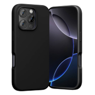 Këllëf telefoni Vention Liquid Silicone për iPhone 16 Pro, MagSafe, i zi