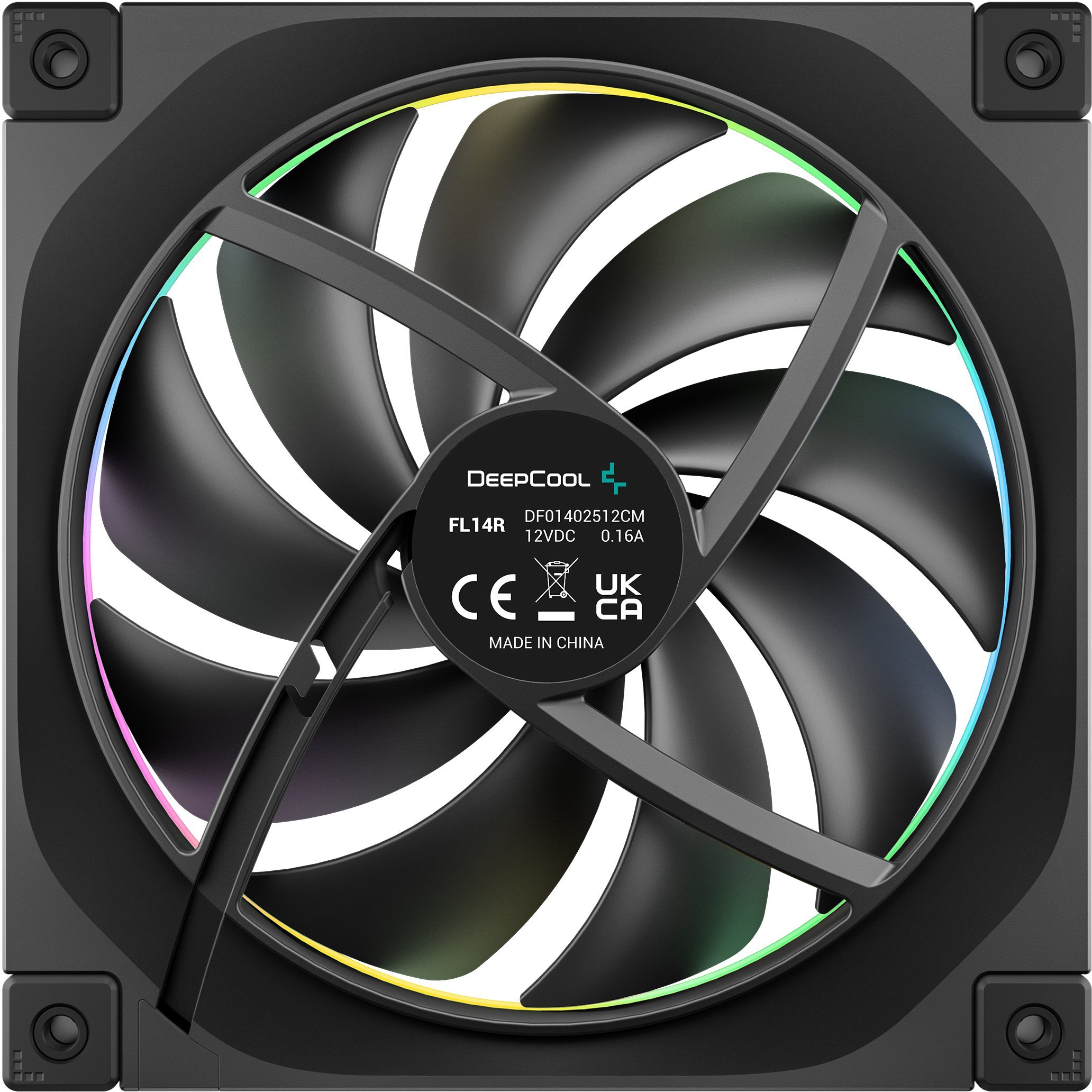 Ventilator kase DeepCool R-FL14R-BKAPN1-G, 140mm, RGB, i zi