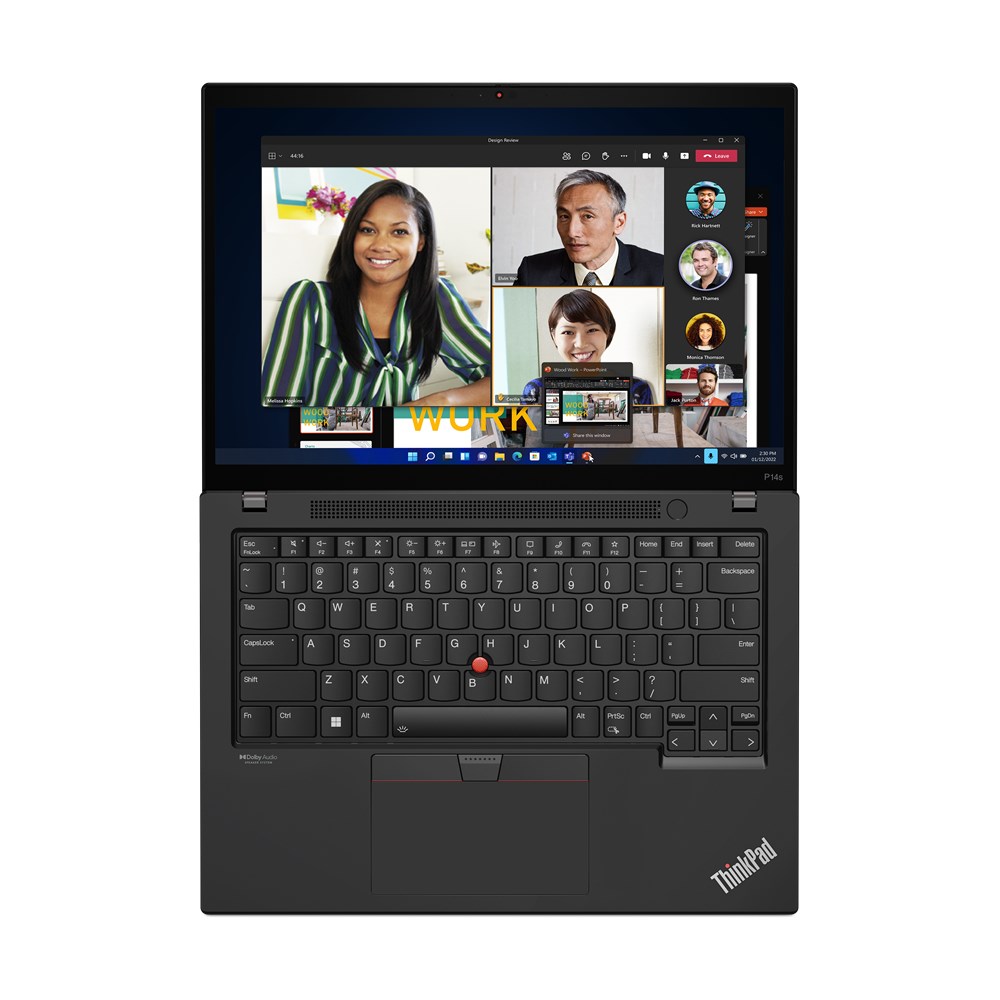 Laptop Lenovo ThinkPad P14s, 14", Intel i5-1240P, 16 GB RAM, 512 GB SSD, NVIDIA Quadro T550, i zi