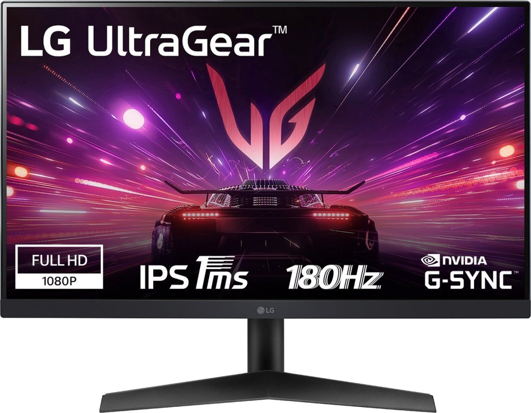 Set Monitor LG UltraGear 24GS60F-B, 23.8", Full HD + Soundbar Genesis Helium 312BT