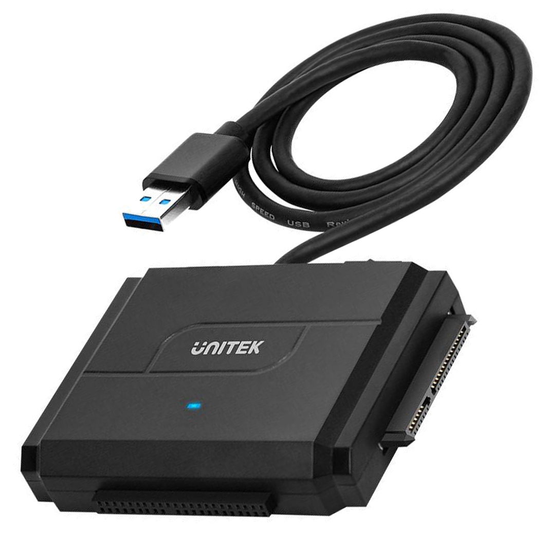 Adapter i jashtëm Unitek Y-3324, USB 3.0 urë për SATA II dhe IDE-Y-3324