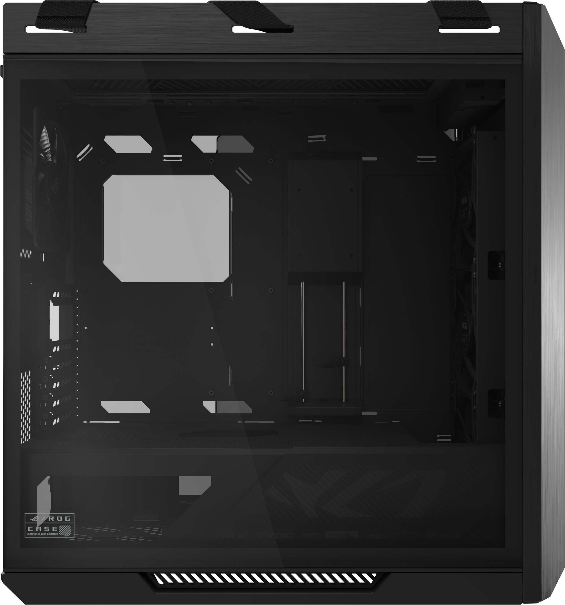 Kutia kompjuterike ASUS ROG Strix Helios II GX601S, mid tower, xham i kalitur, e zezë