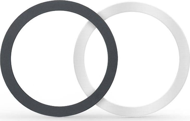 Unazë magnetike universale Tech-Protect Magmat MagSafe, 2 copë, e zezë dhe argjendtë