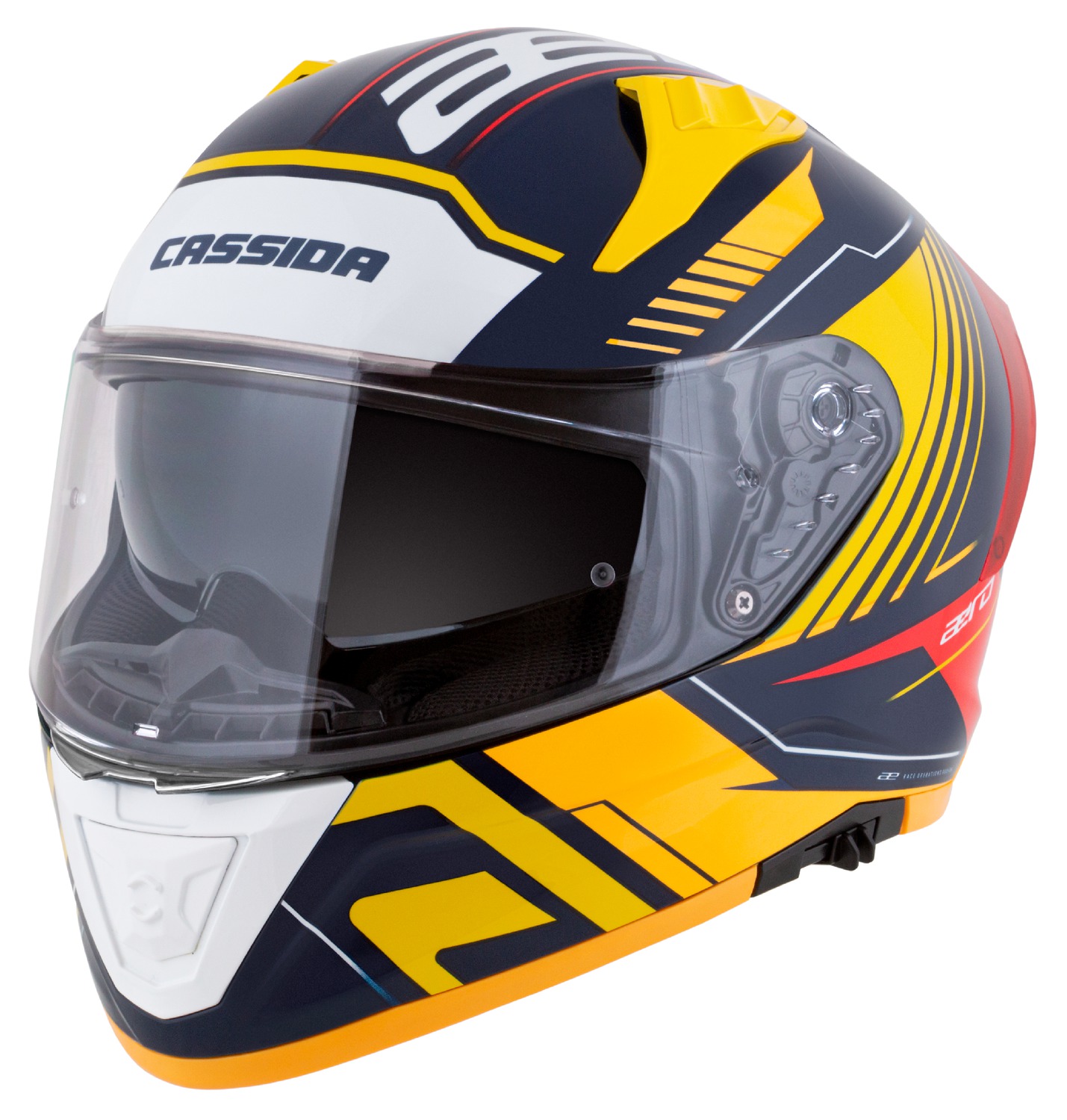 Helmetë motoçiklete Cassida Aero Drome 2026, integralë, polikarbonat, shumëngjyrëshe