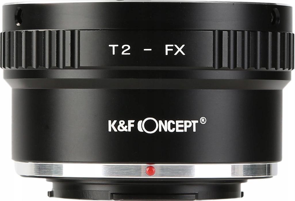 Adapter lente K&amp;F Concept KF06.107, T2 në Fujifilm X, bronz dhe alumin, i zi