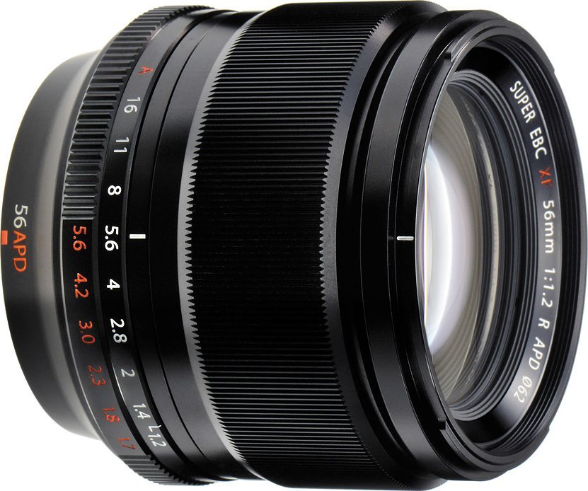 Objektiv Fujifilm XF 56mm F1.2 APD, për Fujifilm X, i zi