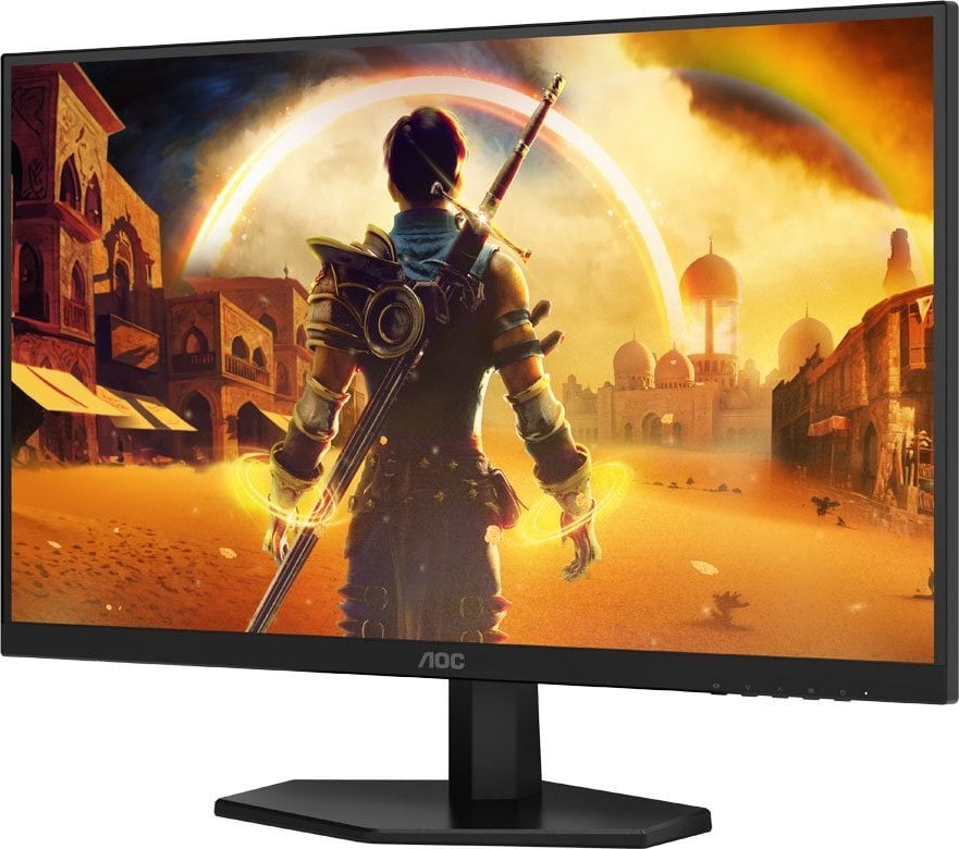 Monitor gaming AOC G4 Q27G42XE, 27", QHD 2560 x 1440, i zi me të kuqe