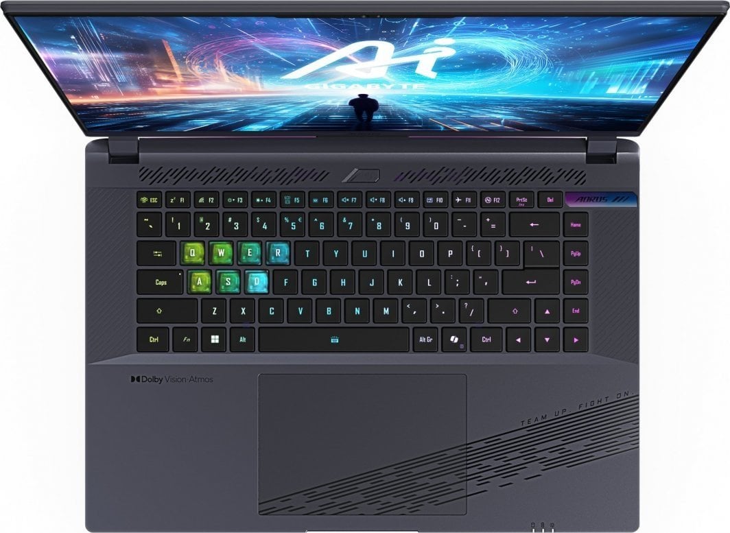 Laptop GIGABYTE Aorus 16X, 16", Intel Core i7 13650HX, 32 GB RAM, 2 TB SSD, NVIDIA GeForce RTX 4060, i hirtë