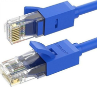 Kabllo rrjeti Ugreen Ethernet RJ45 Cat.6, 3m, e kaltër