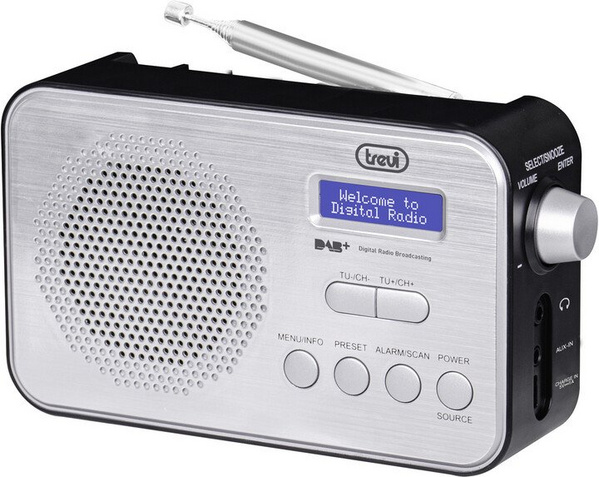 Radio portative Trevi DAB 7F92 R, e zezë