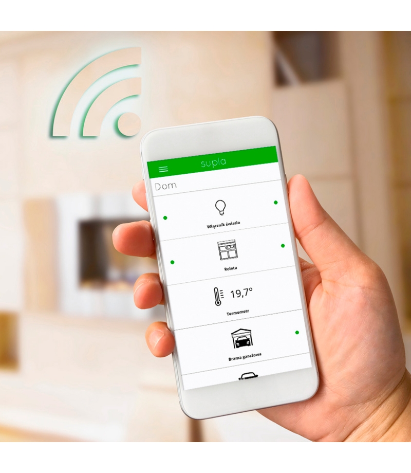 Marrës nën suva Zamel SUPLA ROW-02, Wi-Fi, 2 kanale, i bardhë