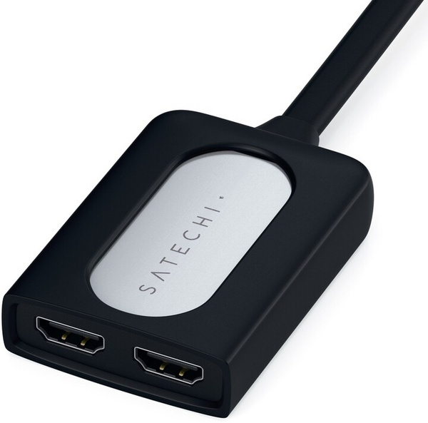 Përshtatës Satechi USB-C Dual HDMI, i argjendtë